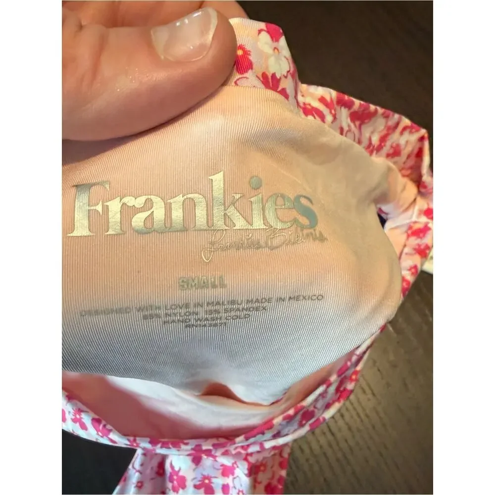 Frankies Bikinis NWT Floral Sea Bottom Bikini Bottoms Size S